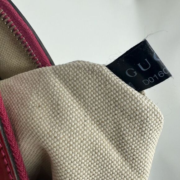 Auth Gucci Bright Bouganville Microguccisima Patent Leather Small Nice Dome Bag - Picture 13 of 16